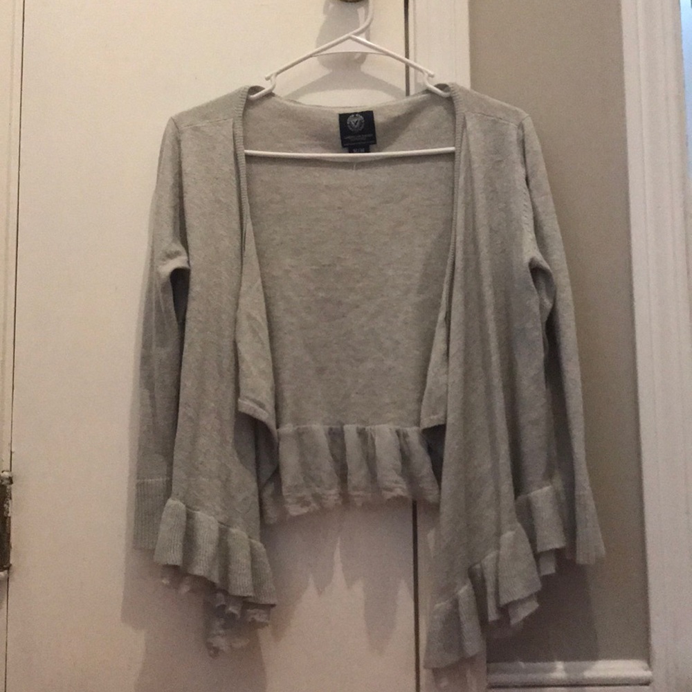 American Eagle Grey Cardigan